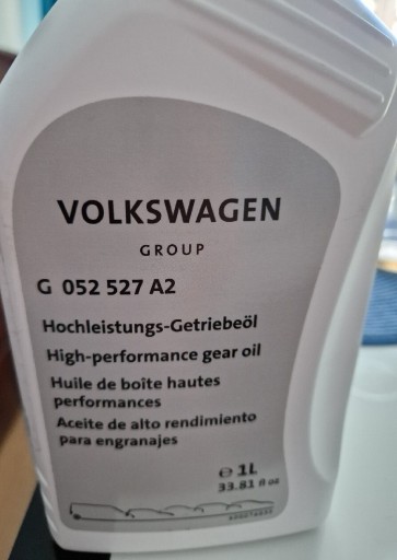 Zdjęcie oferty: Olej przekładniowy Volkswagen G 052 527 a2