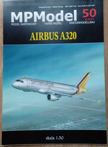 Zdjęcie oferty: Airbus A320 MPModel 50 6/2019