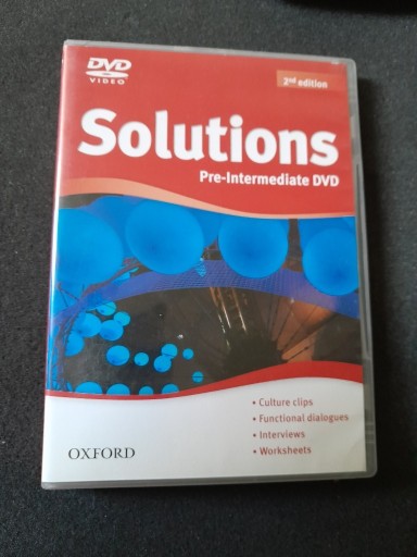 Zdjęcie oferty: Solutions pre-intermediate DVD