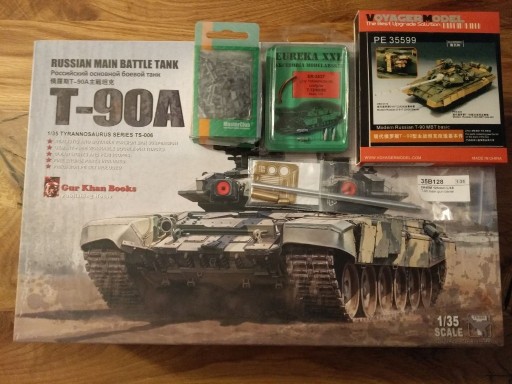 Zdjęcie oferty: Meng Model TS006 T-90 + Voyager/MasterClub