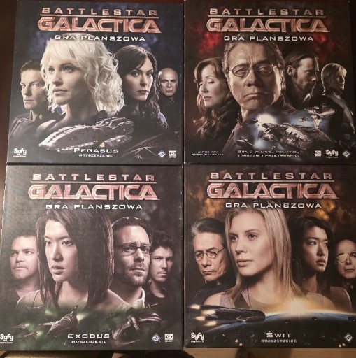 Zdjęcie oferty: Battlestar Galactica Gra planszowa PL Podstawa + 3 dodatki