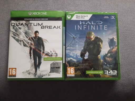 Zdjęcie oferty: 3 gry Halo Infinite + Quantum Break + Alan Wake nowe, PL pudełko, folia