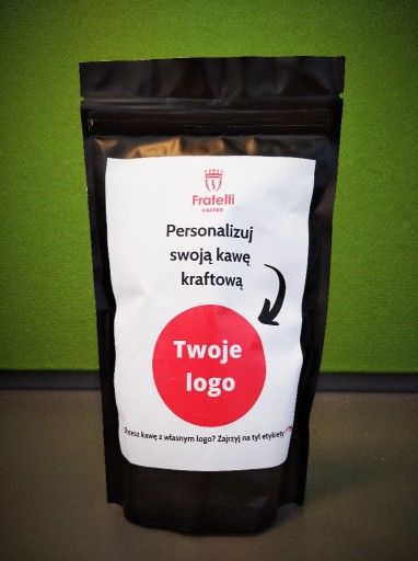 Zdjęcie oferty: Kawa z logo Twojej firmy - 40 x 200g ( 28zł/szt. )