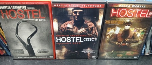 Zdjęcie oferty: Hostel 1-3 dvd stan płyt - bez rys 
