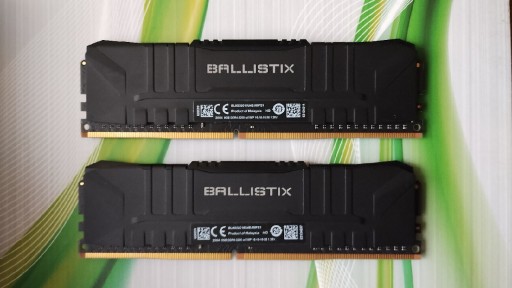 Zdjęcie oferty: Crucial Ballistix Black 16GB DDR4 3200MHz CL16
