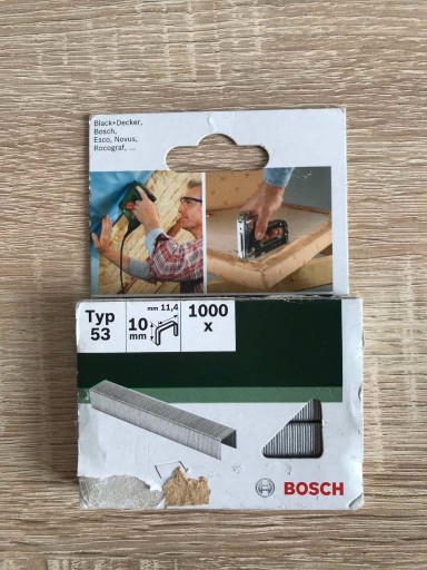 Zdjęcie oferty: Zszywka typu 53 Bosch Accessories 12 mm x 11.4 mm