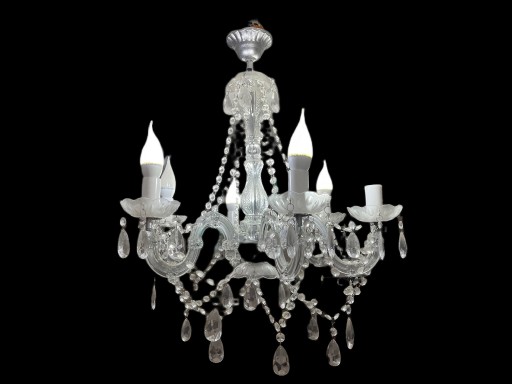Zdjęcie oferty: Lampa żyrandol glamour typ Glamour kryształowy, chrom do salonu, sypialni