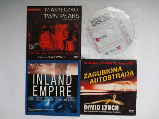 Zdjęcie oferty: David Lynch Zestaw 4 Filmów PL DVD Inland Empire