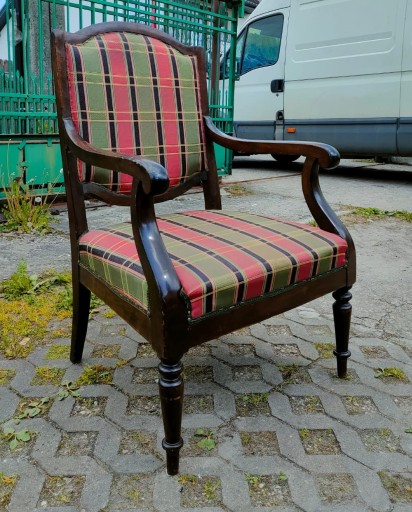 Zdjęcie oferty: Fotel stylowy tron drewniany 