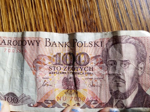 Zdjęcie oferty: Banknoty z czasów PRL-u Sto złotych. 