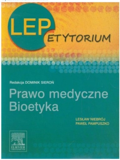 Zdjęcie oferty: LEPetytorium Prawo medyczne Bioetyka