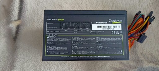 Zdjęcie oferty: Zasilacz Tecnoware Free Silent 500 W