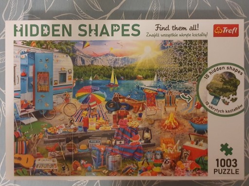 Zdjęcie oferty: Trefl Puzzle typu Hidden shaped 1003 elementy