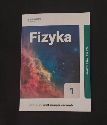 Zdjęcie oferty: Fizyka 1 - podręcznik, zakres podstawowy