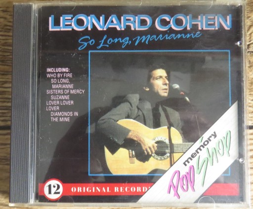 Zdjęcie oferty: Leonard Cohen – So Long , Marianne CD CBS 1989