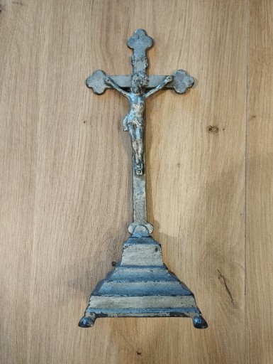 Zdjęcie oferty: Stary krzyż krucyfiks metalowy