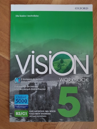 Zdjęcie oferty: Vision 5, podręcznik i ćwiczenia