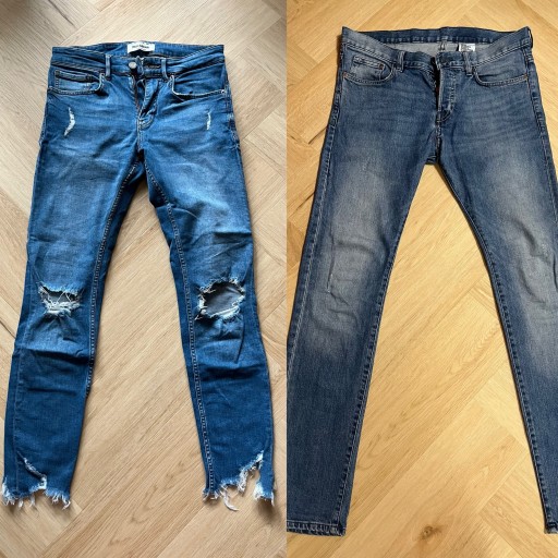 Zdjęcie oferty: Zestaw Spodnie jeansowe męskie rozmiar 30 H&M Pull&Bear