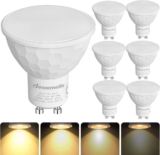 Zdjęcie oferty: WYPRZEDAŻ!!! ŻARÓWKA LED GU10 DEWENWILS 5W 350LM