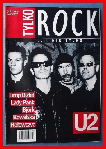 Zdjęcie oferty: TYLKO ROCK - 10/2000 (110) - U2, LIMP BIZKIT BJORK