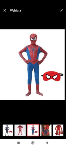 Zdjęcie oferty: Strój Spiderman idealny na karnawał