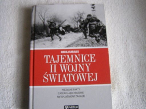 Zdjęcie oferty: TAJEMNICE II WOJNY ŚWIATOWEJ