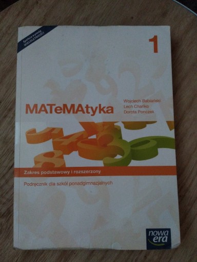 Zdjęcie oferty: Podręcznik do matematyki 1