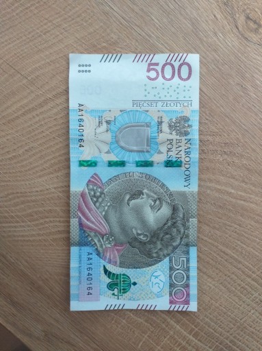 Zdjęcie oferty: Banknot 500 zł seria AA