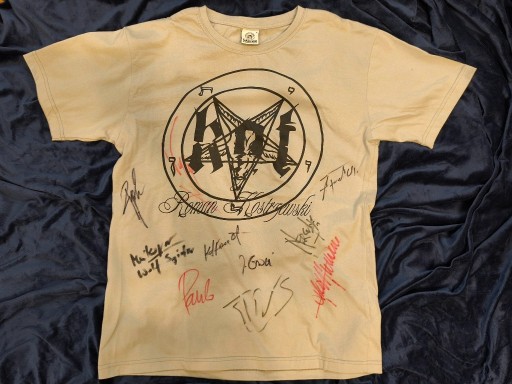 Zdjęcie oferty: Koszulka Kat i Roman Kostrzewski Do zobaczenia w piekle + autografy