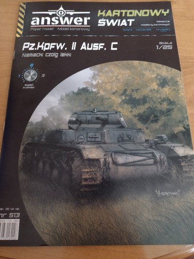 Zdjęcie oferty: Model kartonowy Answer Pz Kpfw II Ausf C