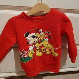 Zdjęcie oferty: Czerwona bluza Disney roz. 92, 18-24 m-ce