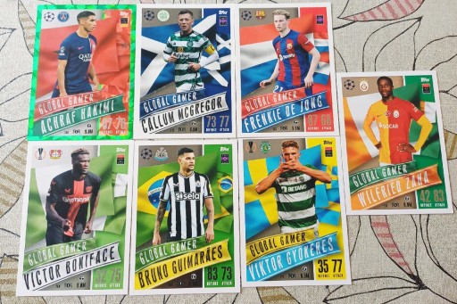 Zdjęcie oferty: Topps Match Attax 2023/24 – zestaw 7 kart Global Gamer 