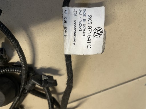 Zdjęcie oferty: Wiązka instalacji PDC tył VW CADDY 2K5971541G