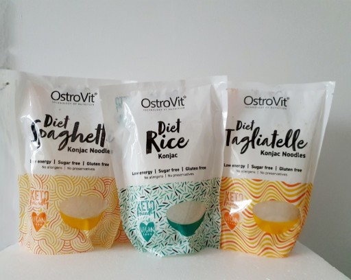 Zdjęcie oferty: Makaron/Rice konjac MIX 4sztuki