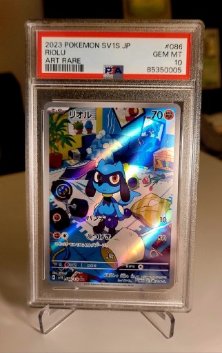 Zdjęcie oferty: Oryginalna karta Pokemon PSA 10 Art Rare JP RIOLU