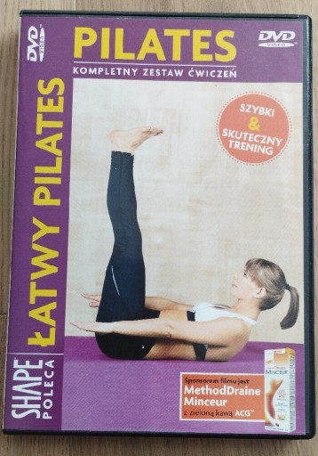 Zdjęcie oferty: Łatwy Pilates kompletny zestaw ćwiczeń Shape DVD