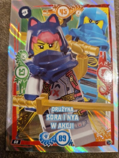 Zdjęcie oferty: Lego ninjago karta nr 68 seria 9