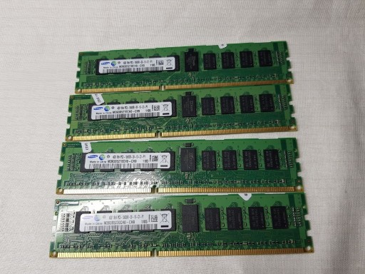 Zdjęcie oferty: Pamięć 16GB 4x4GB DDR3 PC3-10600R 1333MHz ECC-Reg