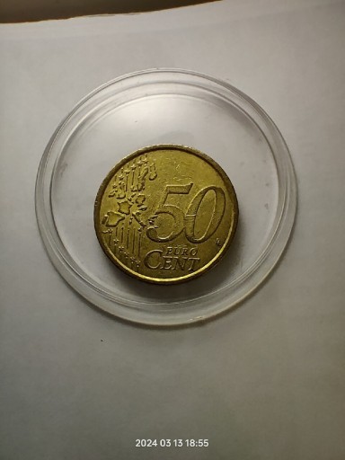 Zdjęcie oferty: 50 euro cent 2002 Italy, Włochy moneta kolekcj.