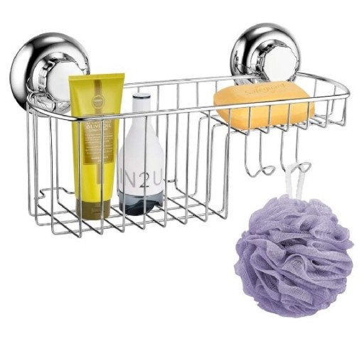 Zdjęcie oferty: Koszyk Łazienkowy z Przyssawkami Bez Wiercenia 