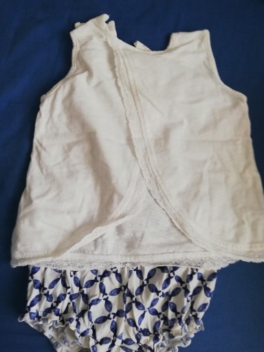 Zdjęcie oferty: Komplet lato 80 H&M bluzka, spodenki 