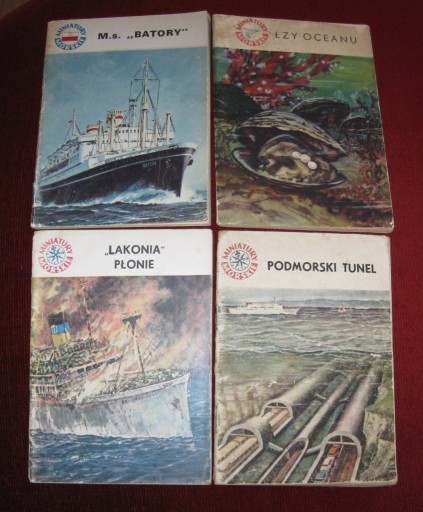 Zdjęcie oferty: Podmorski tunel, Łzy oceanu, Lakonia płonie,Batory