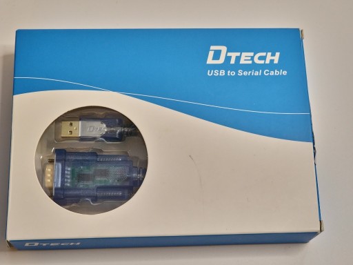 Zdjęcie oferty: Adapter USB na szeregowy 3 m, DTECH USB do RS232