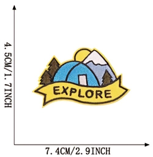 Zdjęcie oferty: Naprasowanka namiot góry explore las