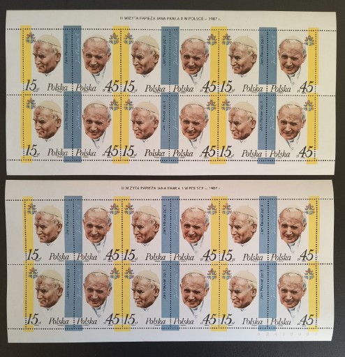 Zdjęcie oferty: Arkusz 2951 - 2952 ** typ. I ,II