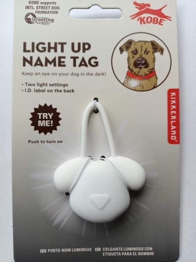 Zdjęcie oferty: Świecąca adresówka dla psa identyfikator 