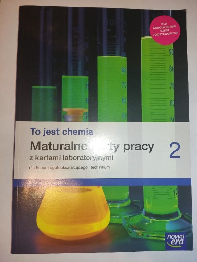 Zdjęcie oferty: Maturalne karty pracy To jest chemia Nowa era