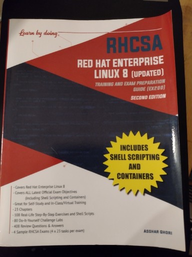 Zdjęcie oferty: RHCSA Red Hat Enterprise Linux 8 (UPDATED) Ghori