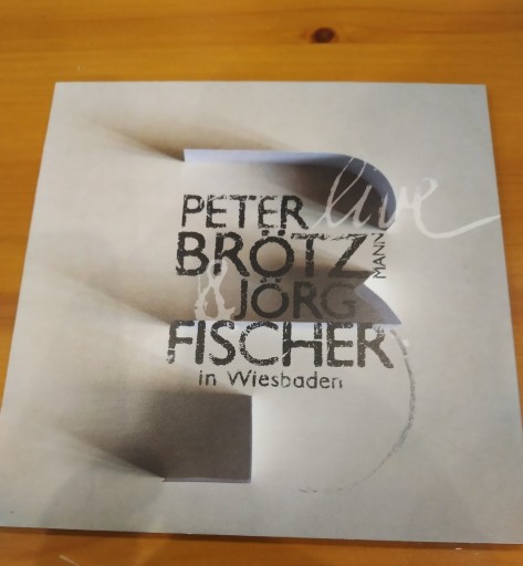 Zdjęcie oferty: Brotzmann Jorg Fischer Live in Wiesbaden CD ideał 