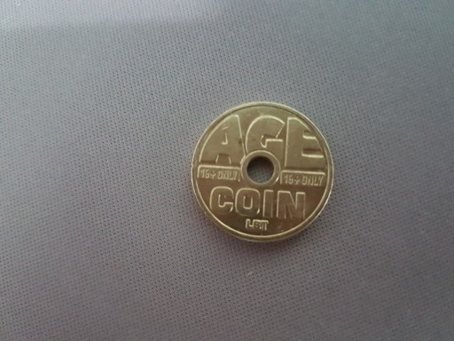 AGE COIN 16+ ONLY LBT Żeton Token Automat Papieros | Brańsk | Kup 